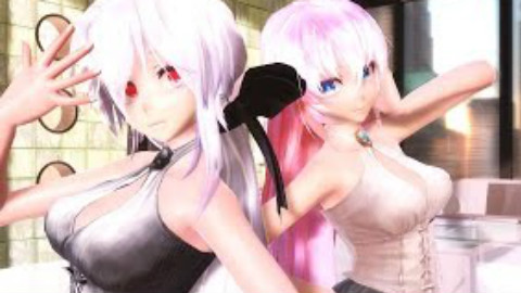 【MMD】靓丽OL御姐巡姬×弱音「被害妄想携带女子(笑)」
